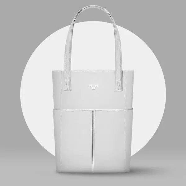 MaH Line - Cabas Gris Clair | Cuir Vegan