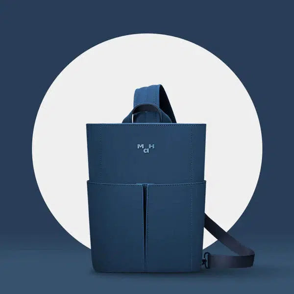 MaH Line - Sling Bag Bleu Nuit | Cuir Vegan