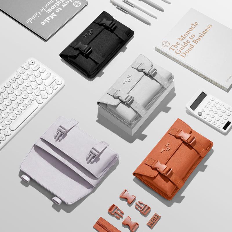 MaH Trousse Scolaire Gris Clair