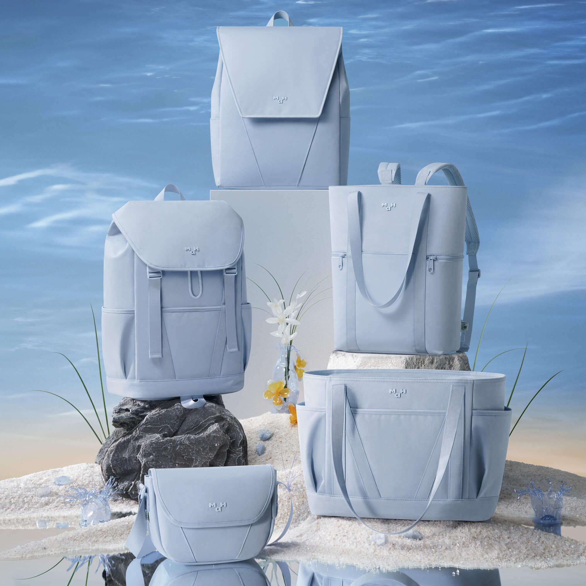 Work Backpacks in Cloud Blue