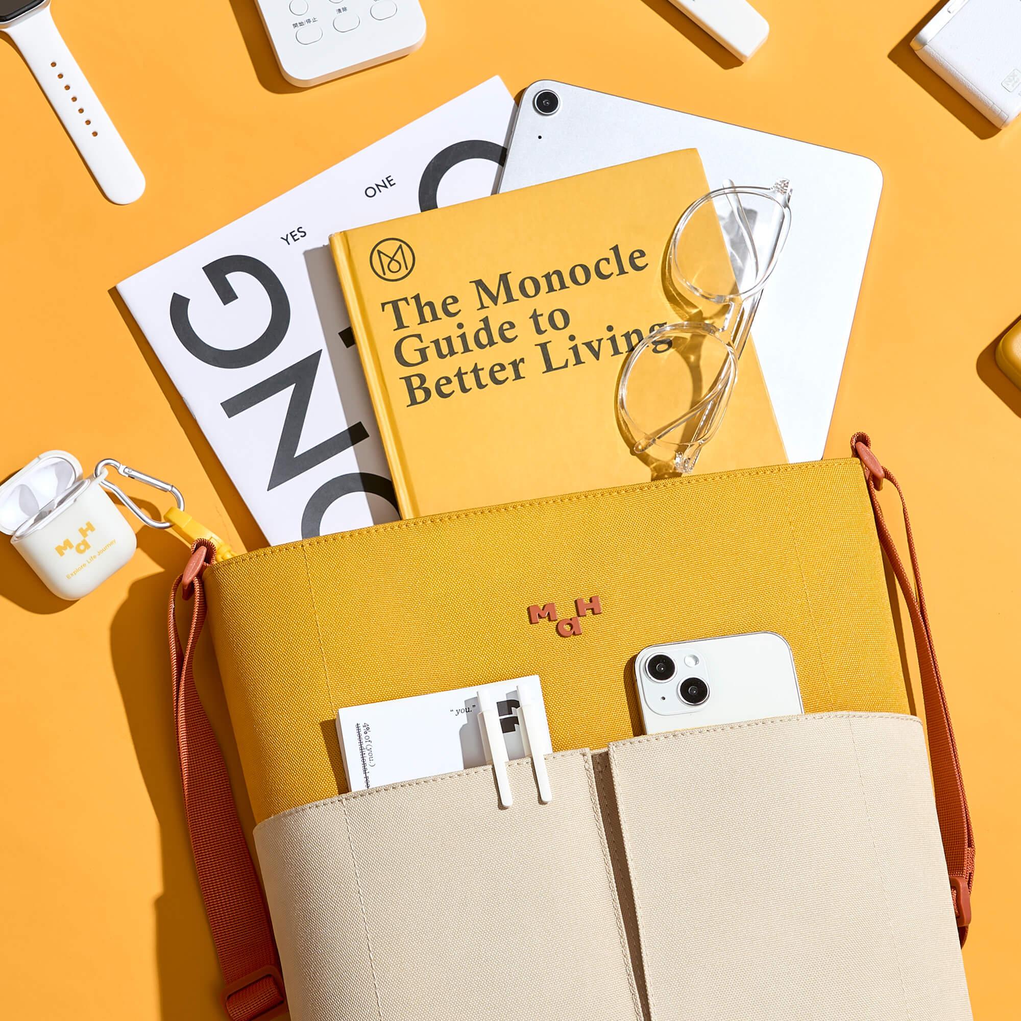 MaH Line Cross - Sac à Bandoulière Jaune Avoine | Classic Color | C-600