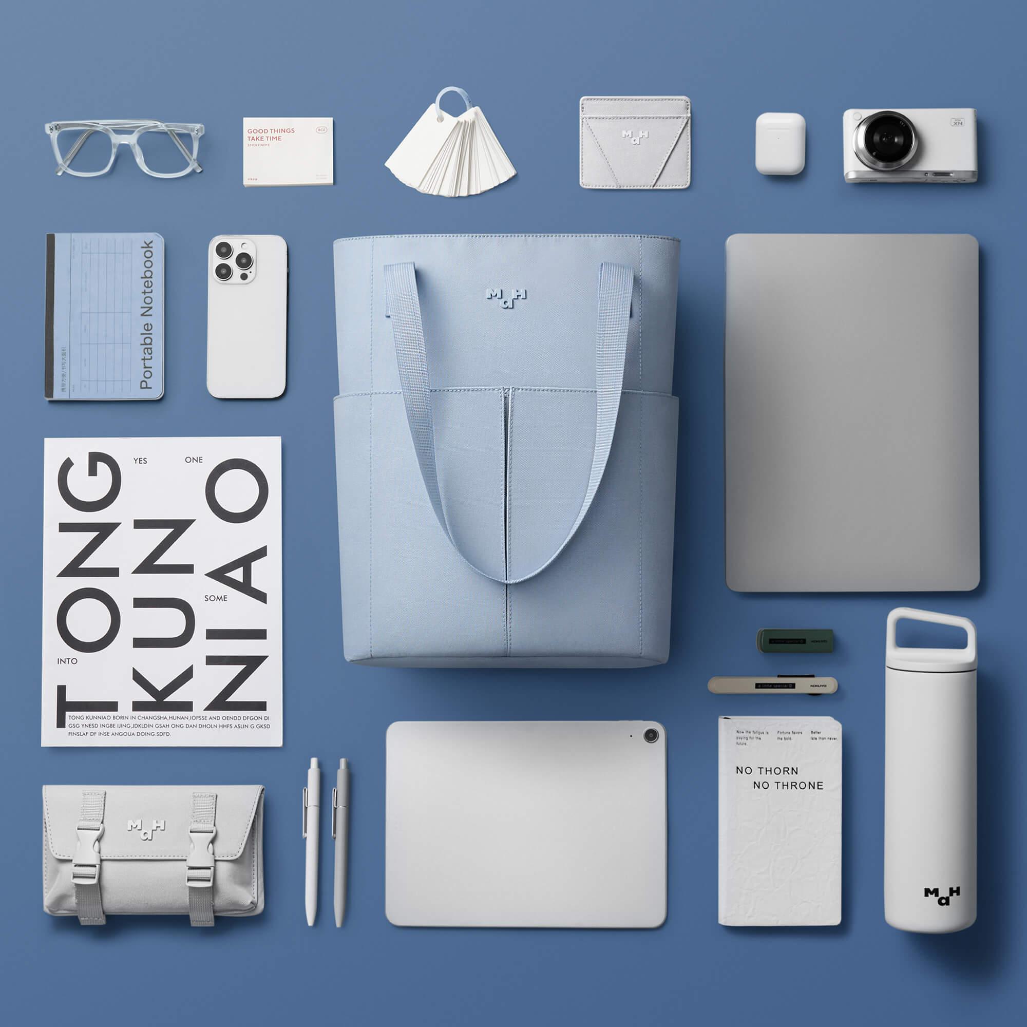 MaH Line - Cabas Cloud Blue | Cuir Vegan