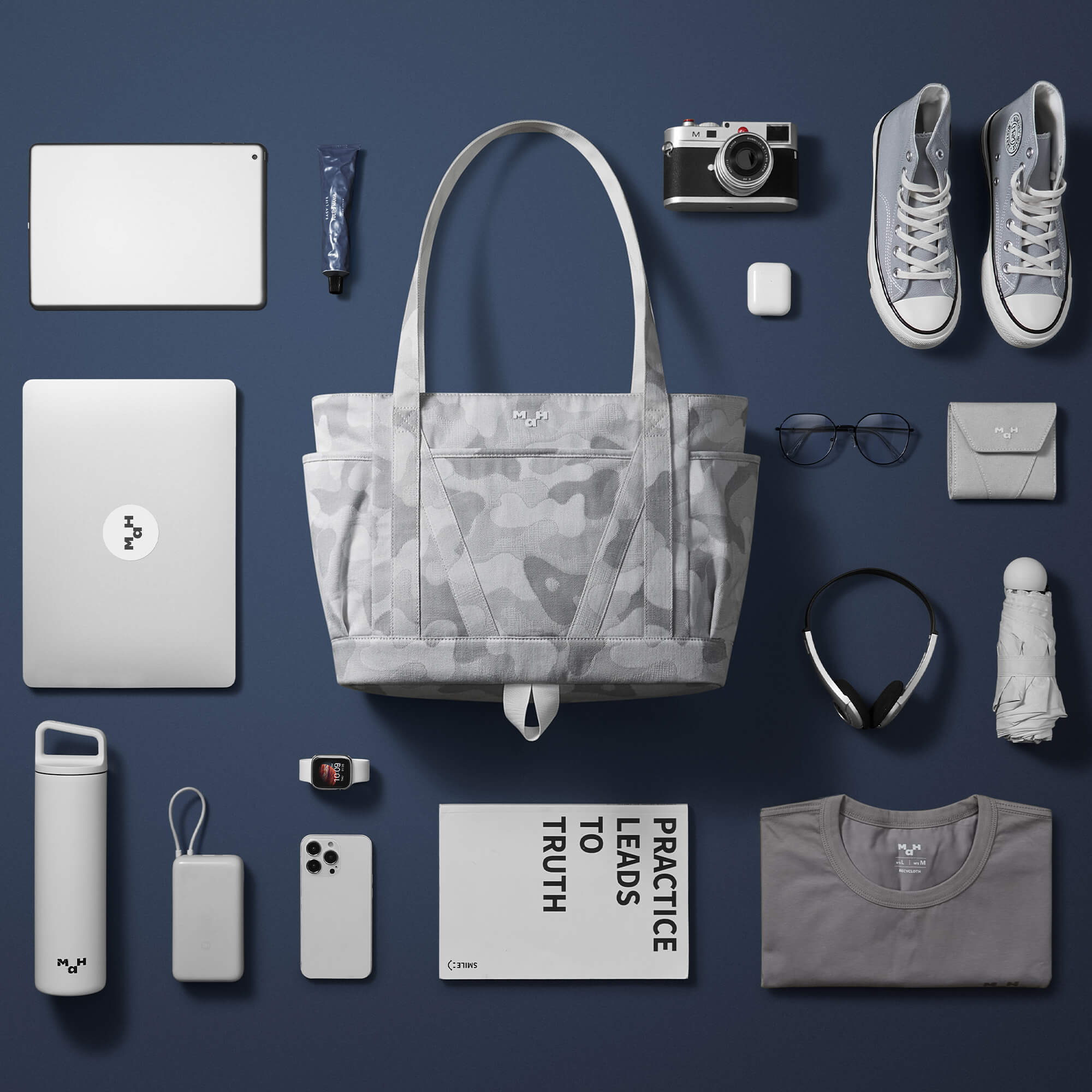 MaH Young Tour - Cabas | Camouflage Denim Gris