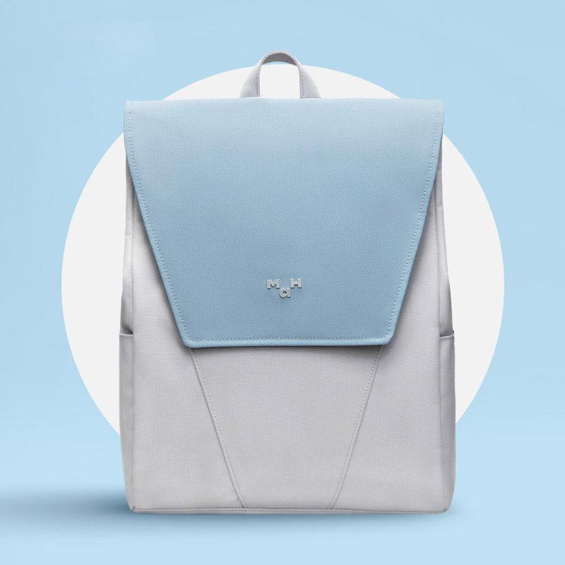 MaH Young Duo - Sac à Dos Bleu Céleste - Gris Clair | Maxi
