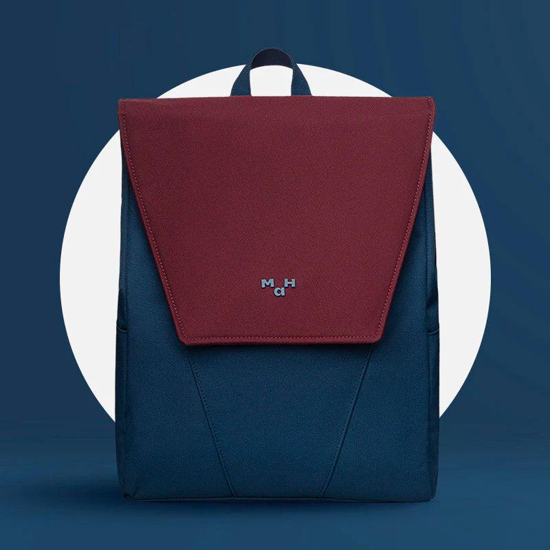MaH Young Duo - Sac à Dos Bordeaux - Bleu Nuit | Maxi