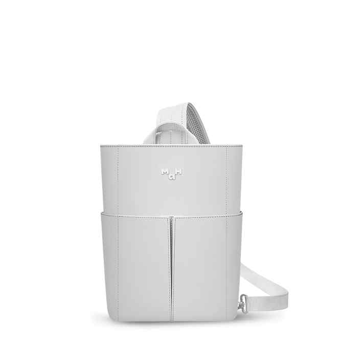 MaH Line - Sling Bag Gris Clair | Cuir Vegan
