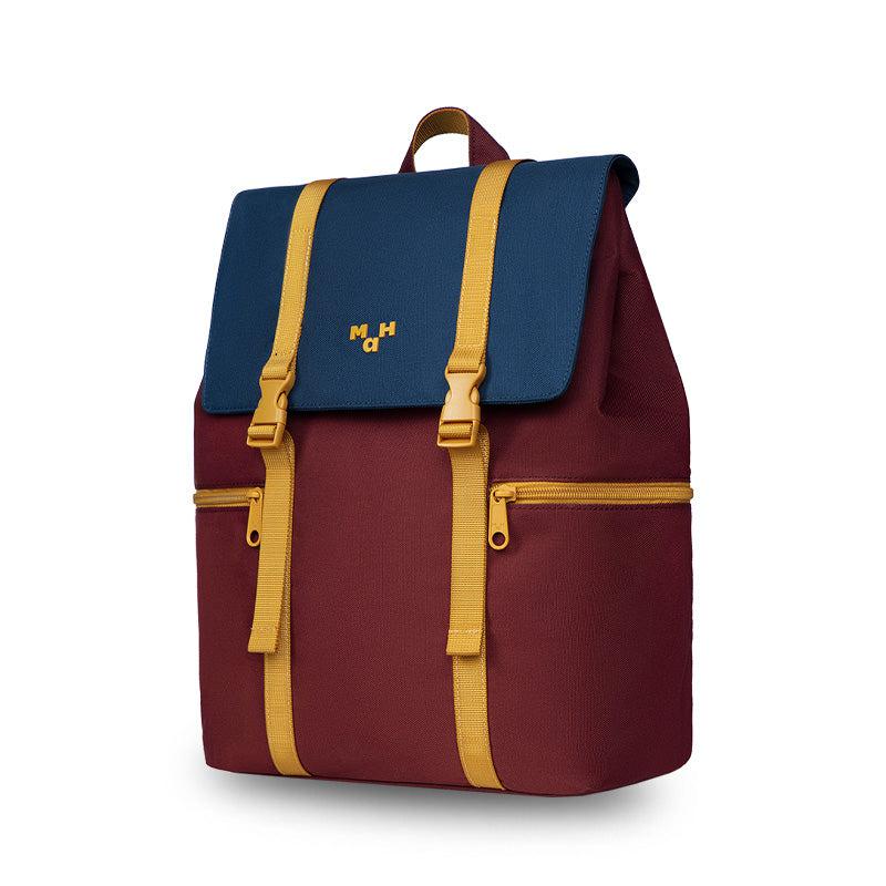 MaH Siro - Sac à Dos Bleu Nuit - Bordeaux | Medium