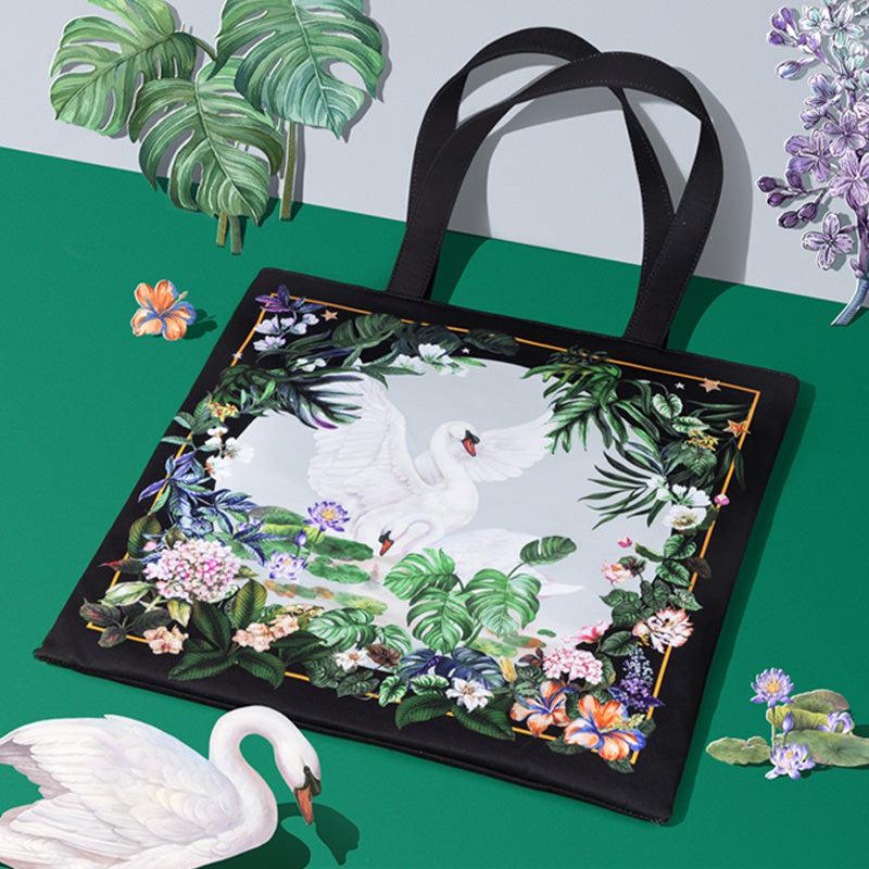 MaH Cabas - Eco Bag - Swan Serenity