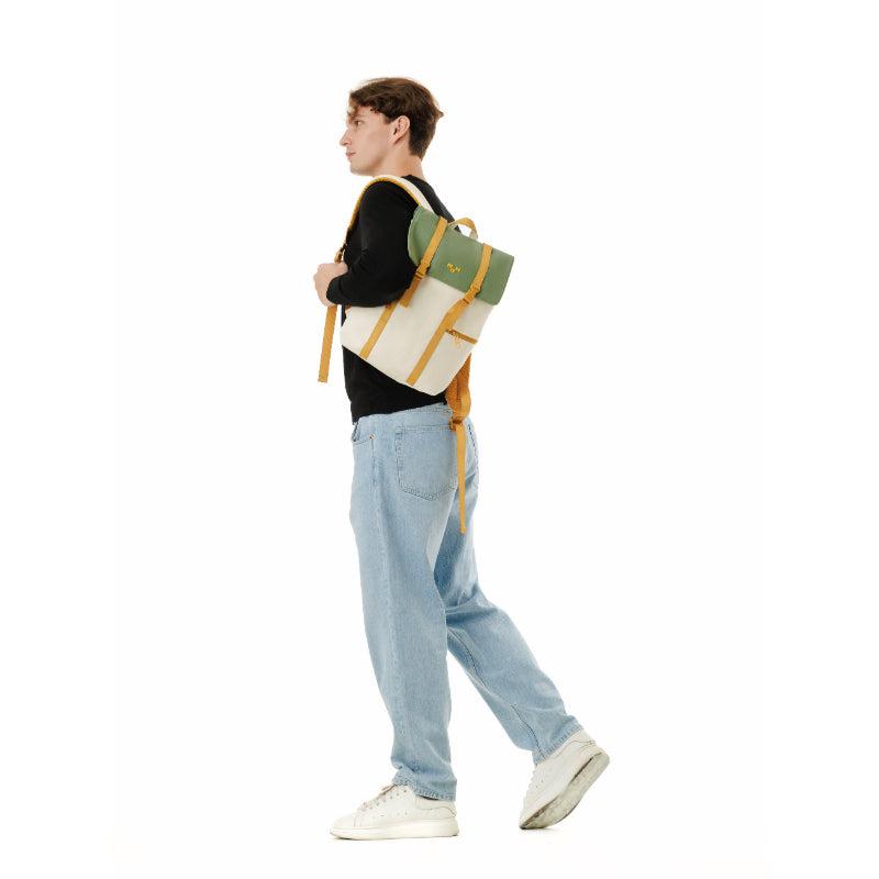 MaH Siro - Sac à Dos Vert Avoine | Recycloth