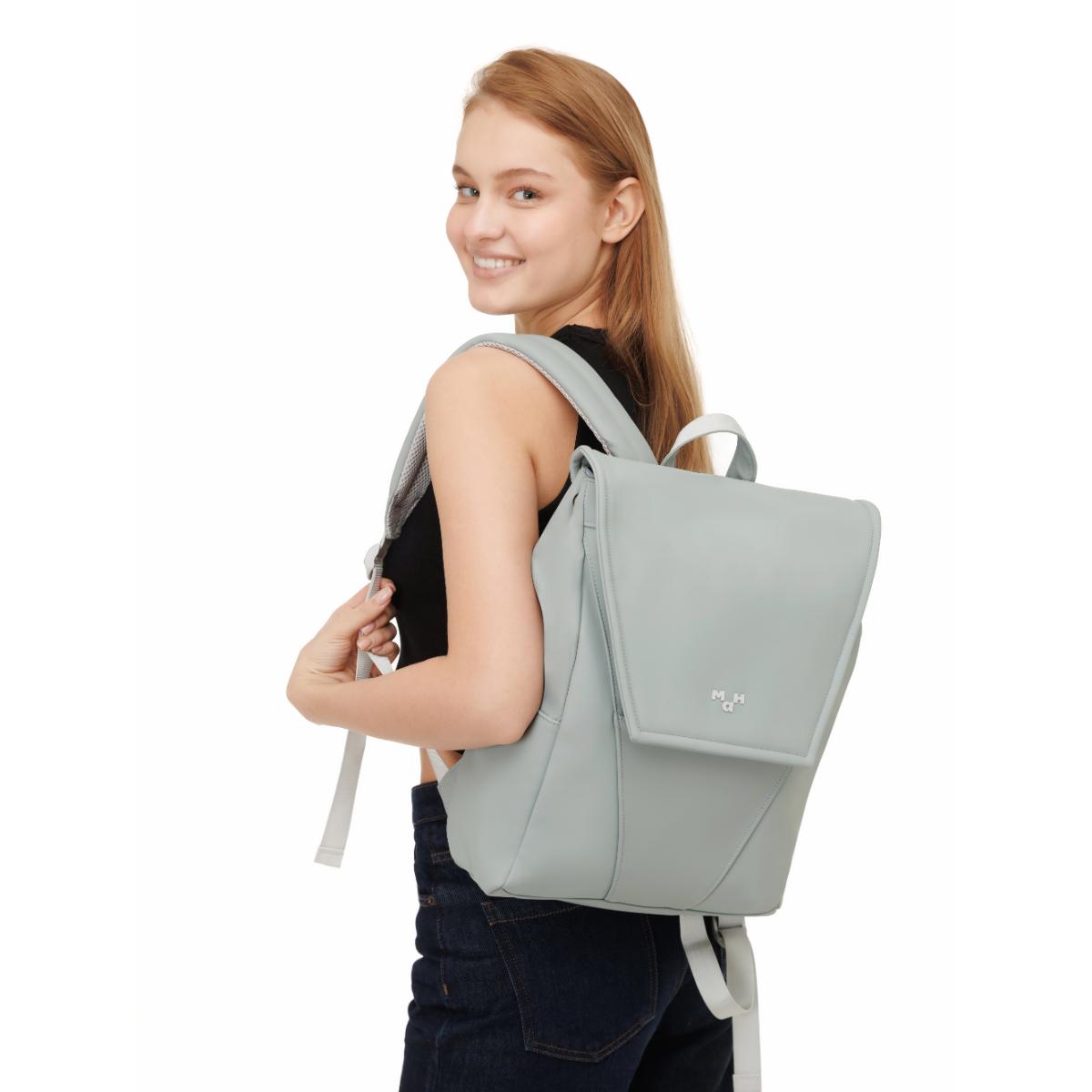 MaH Young - Sac à Dos Vert Cactus | Cuir Vegan | Medium