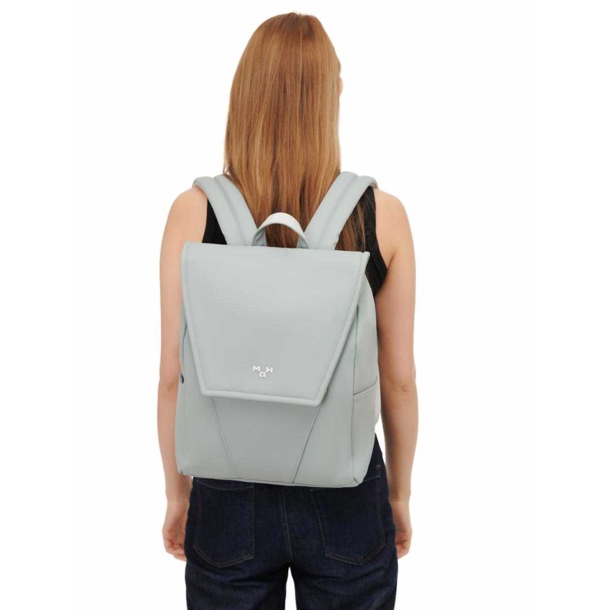 MaH Young - Sac à Dos Vert Cactus | Cuir Vegan | Medium