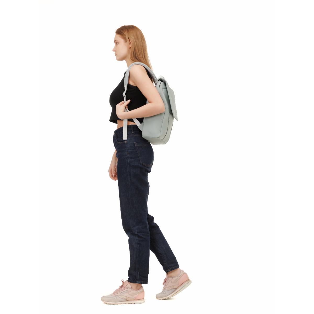 MaH Young - Sac à Dos Vert Cactus | Cuir Vegan | Medium