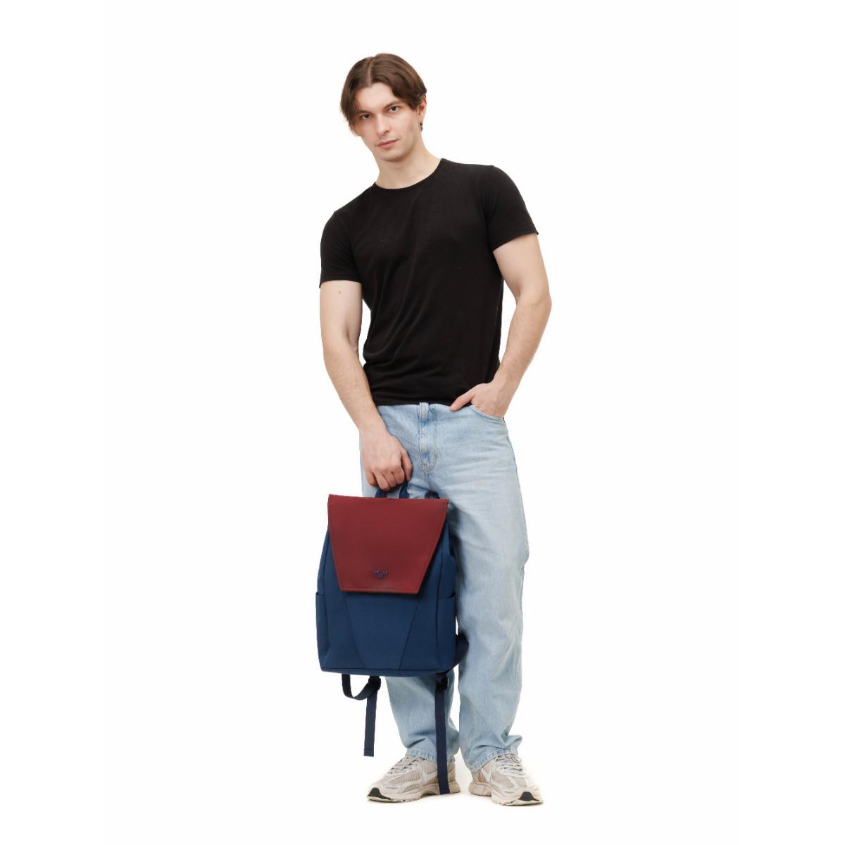 MaH Young Duo - Sac à Dos Bordeaux - Bleu Nuit | Maxi
