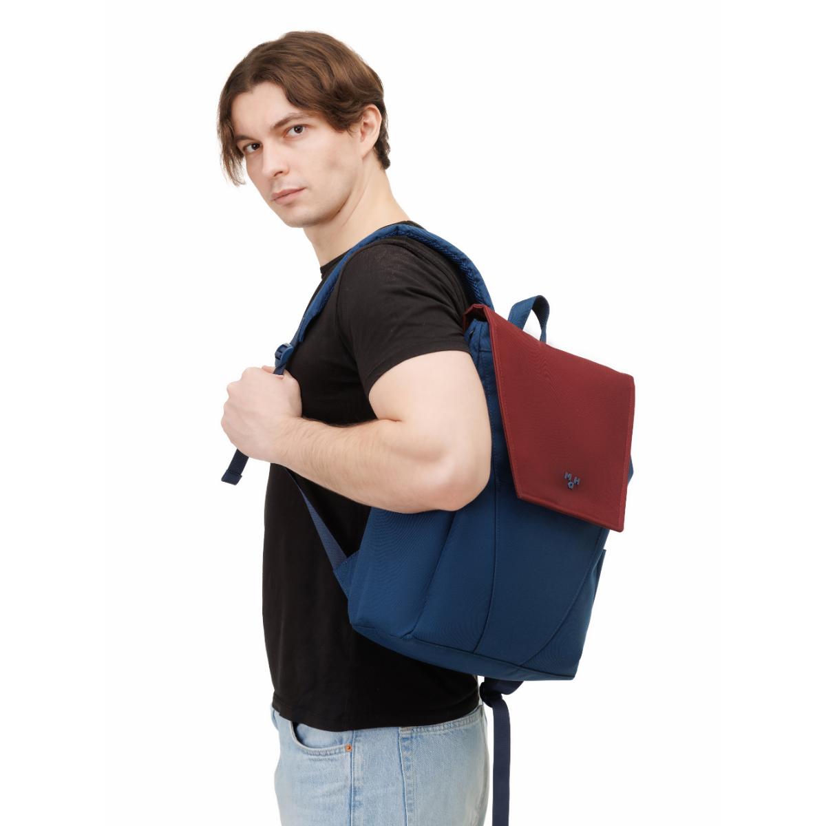 MaH Young Duo - Sac à Dos Bordeaux - Bleu Nuit | Maxi