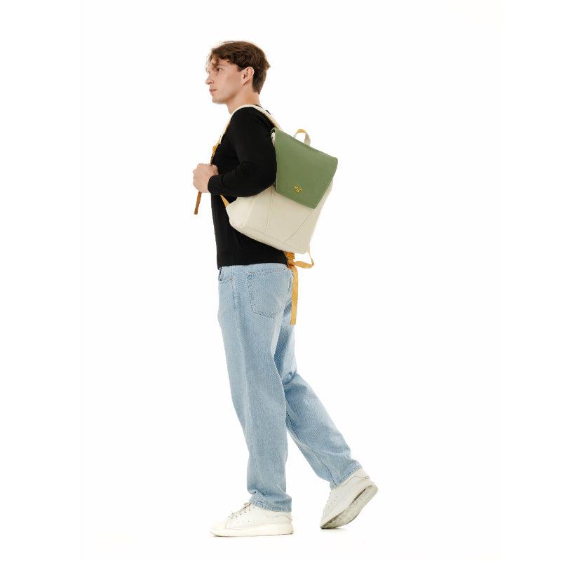 MaH Young Duo - Sac à Dos Vert Avoine | Recycloth