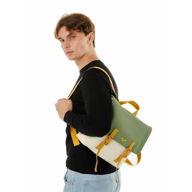 MaH Oli - Sac à Dos Vert Avoine | Recycloth | Maxi