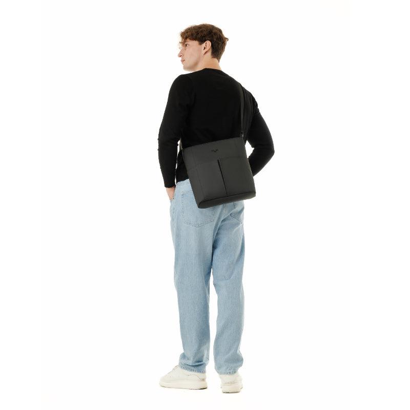 MaH Line Cross - Sac bandoulière Noir | Cuir Vegan