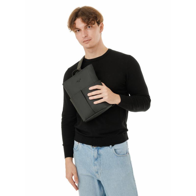 MaH Line - Sling Bag Noir | Cuir Vegan
