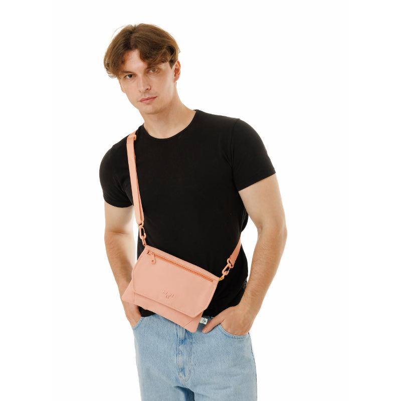 MaH Young Cross - Sac bandoulière Rose Glacier | Recycloth