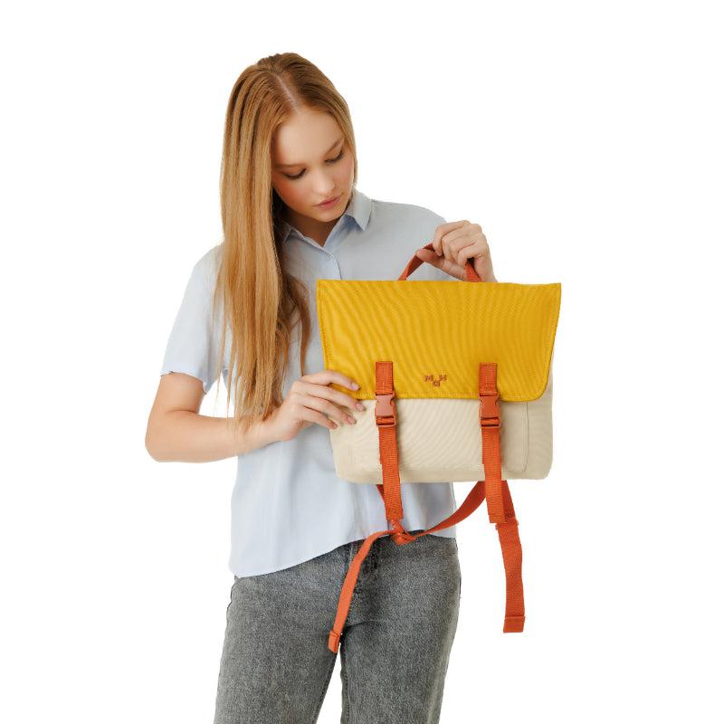 MaH Oli - Sac à Dos Jaune Avoine | Classic Color | Maxi