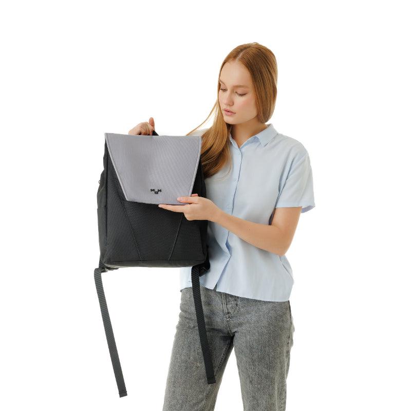 MaH Young Duo - Sac à Dos Caramel - Gris Clair | Medium