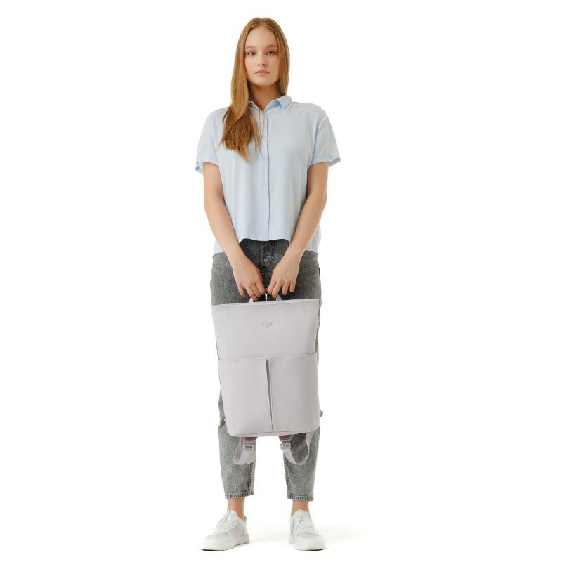 MaH Line - Sac à Dos Lilas Clair | Cuir Vegan