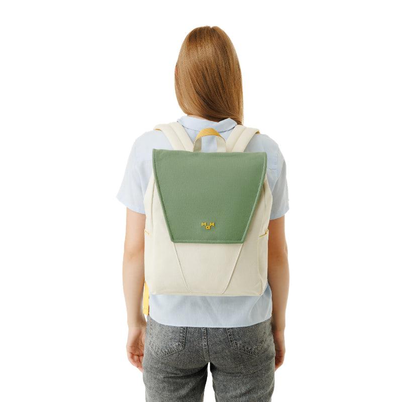 MaH Young Duo - Sac à Dos Vert Avoine | Recycloth