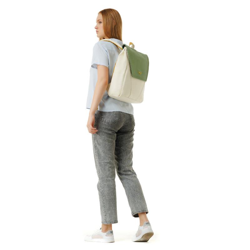 MaH Young Duo - Sac à Dos Vert Avoine | Recycloth