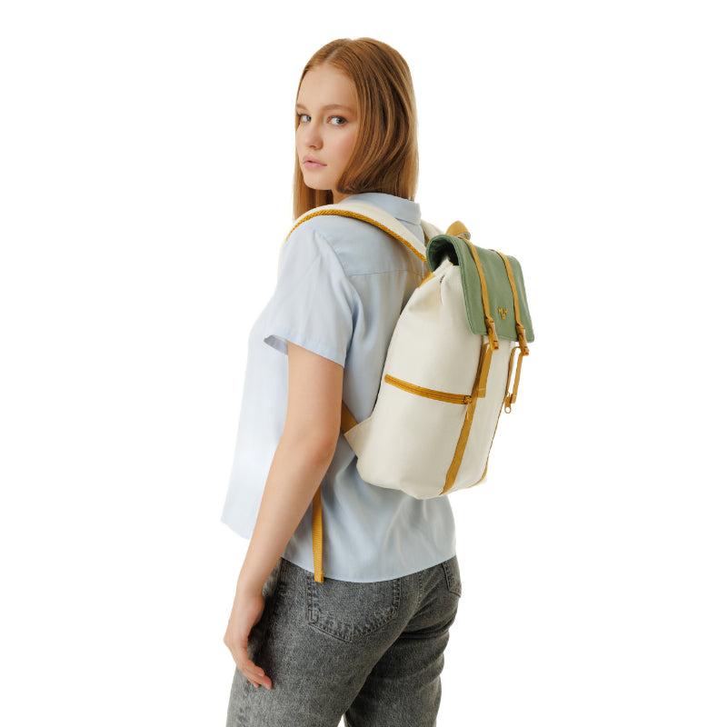 MaH Siro - Sac à Dos Vert Avoine | Recycloth