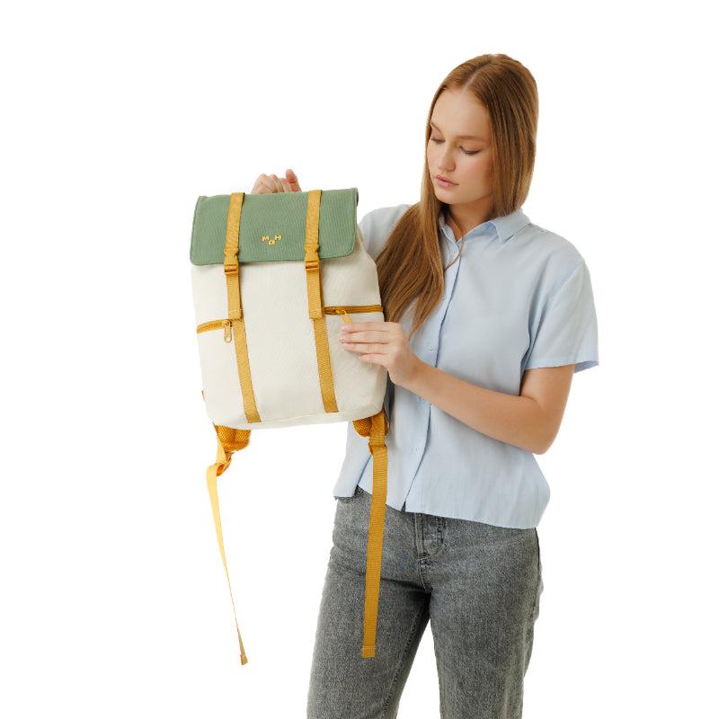 MaH Siro - Sac à Dos Vert Avoine | Recycloth