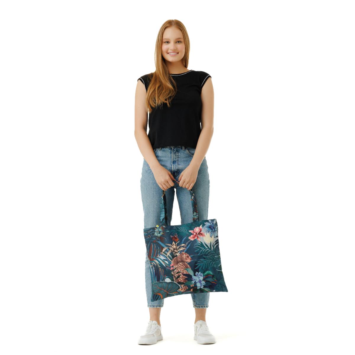 MaH Cabas - Eco Bag - Leopard Eden