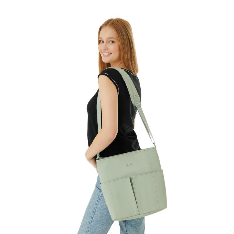 MaH Line Cross - Sac bandoulière Vert Cactus | Cuir Vegan