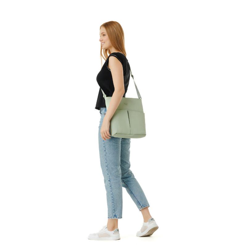 MaH Line Cross - Sac bandoulière Vert Cactus | Cuir Vegan