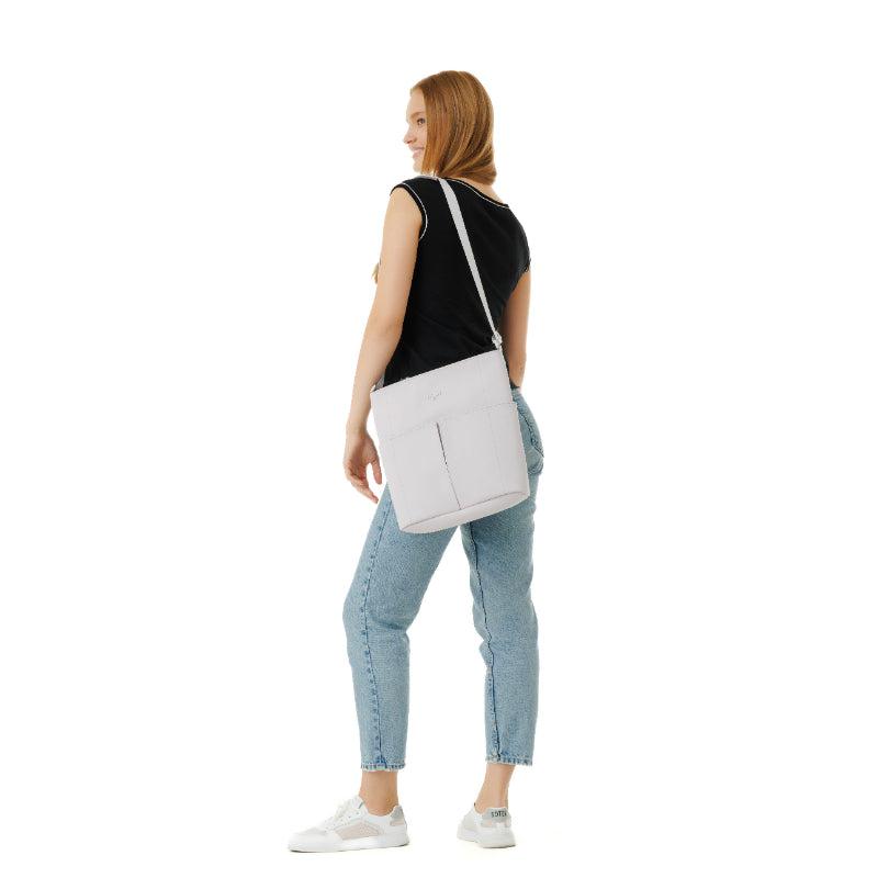 MaH Line Cross - Sac bandoulière Lilas | Cuir Vegan