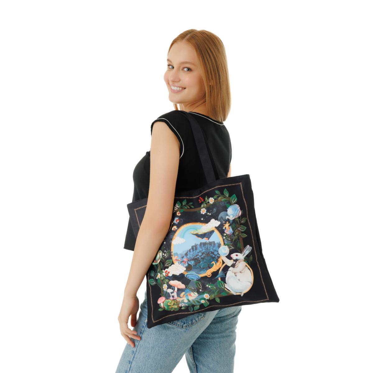 MaH Cabas - Eco Bag - Wonderland Rabbit