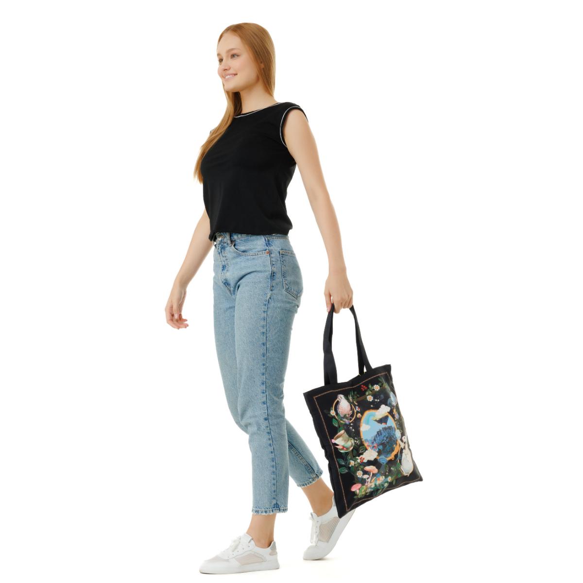 MaH Cabas - Eco Bag - Wonderland Rabbit