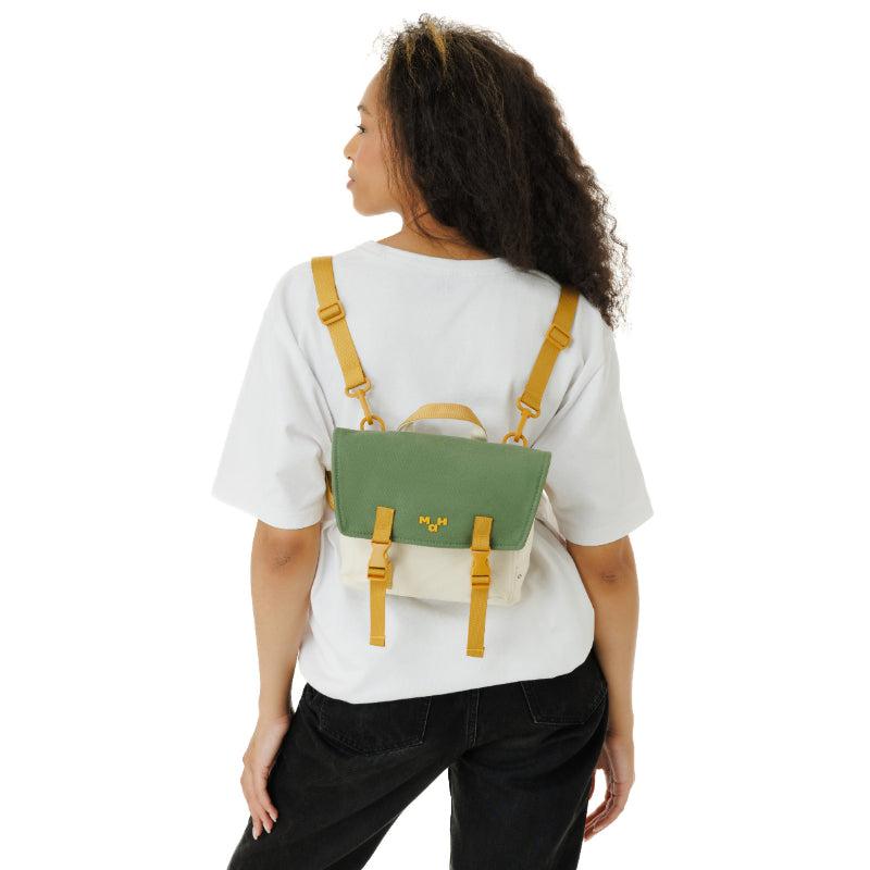 MaH Oli - Sac à Dos Vert Avoine | Recycloth | Mini