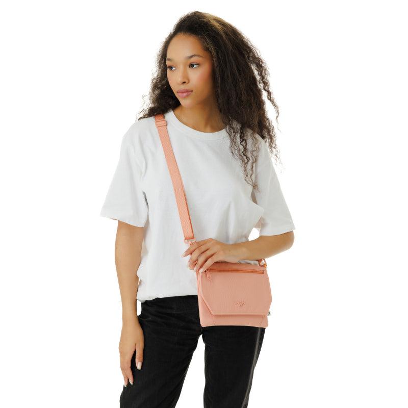 MaH Young Cross - Sac bandoulière Rose Glacier | Recycloth