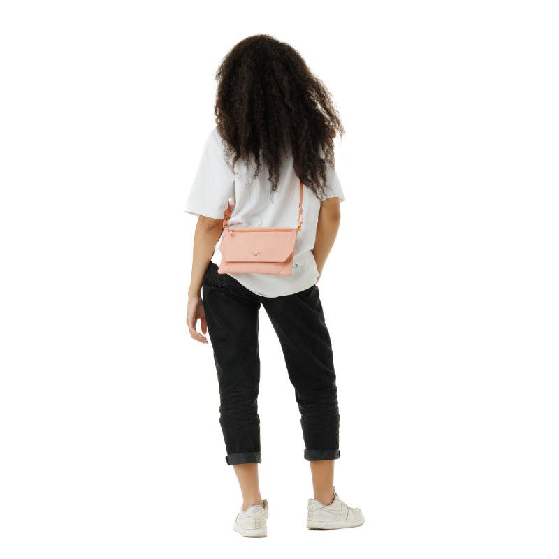 MaH Young Cross - Sac bandoulière Rose Glacier | Recycloth