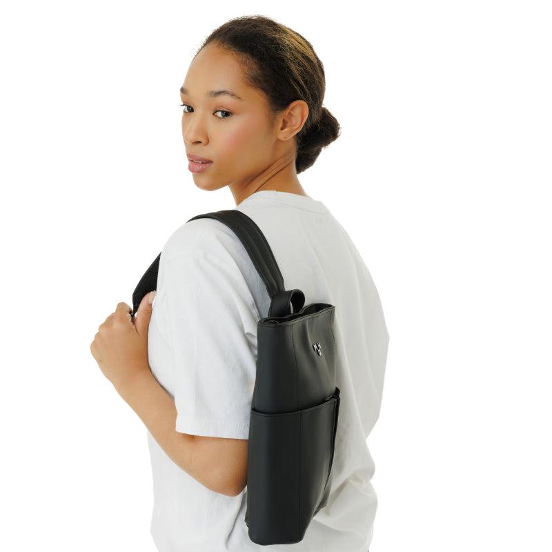MaH Line - Sling Bag Noir | Cuir Vegan