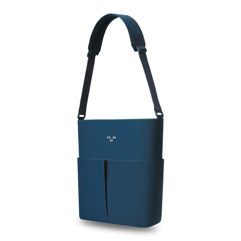 MaH Line Cross - Sac bandoulière Bleu Nuit | Cuir Vegan