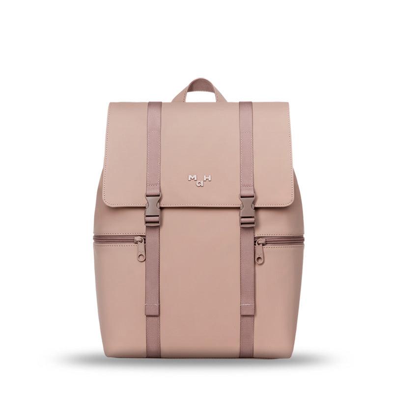 MaH Siro - Sac à Dos Rose Cendre | Cuir Vegan | Medium