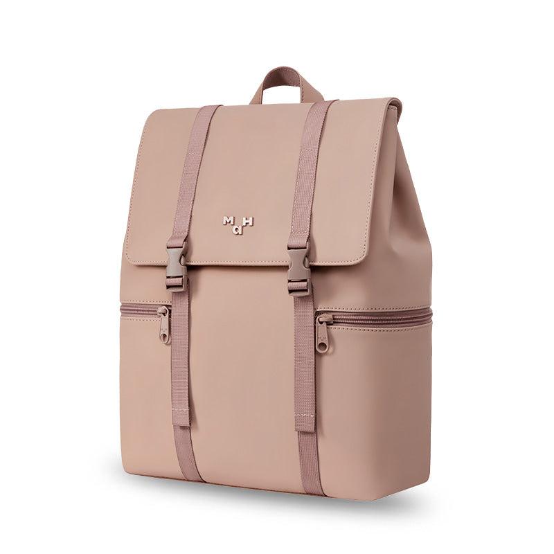 MaH Siro - Sac à Dos Rose Cendre | Cuir Vegan | Medium