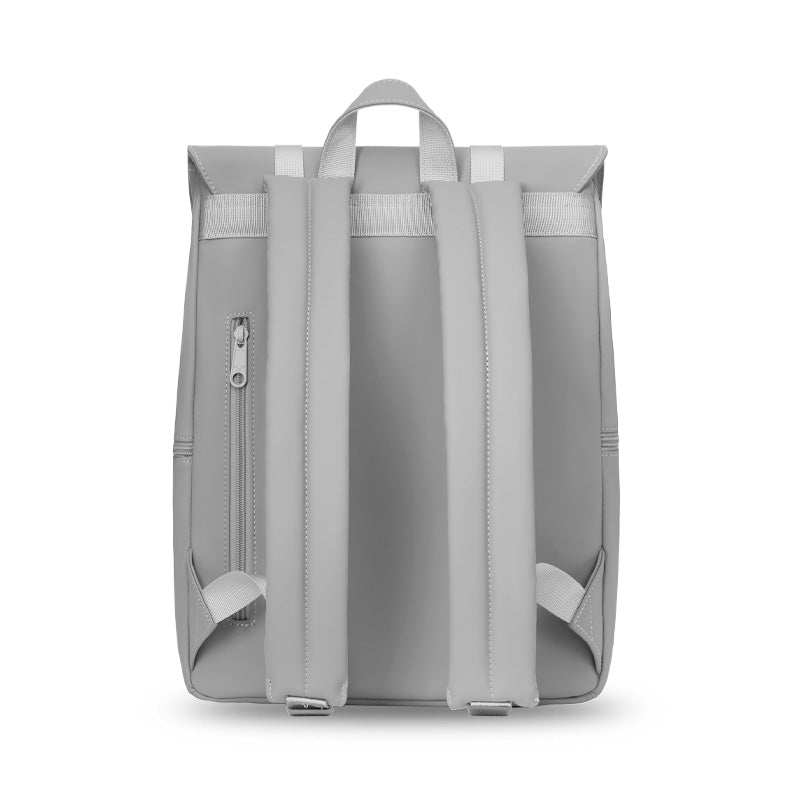 MaH Siro - Sac à Dos Gris Clair | Cuir Vegan | Medium