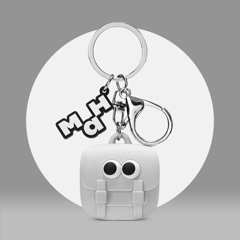 MaH Porte-clé Gris Clair