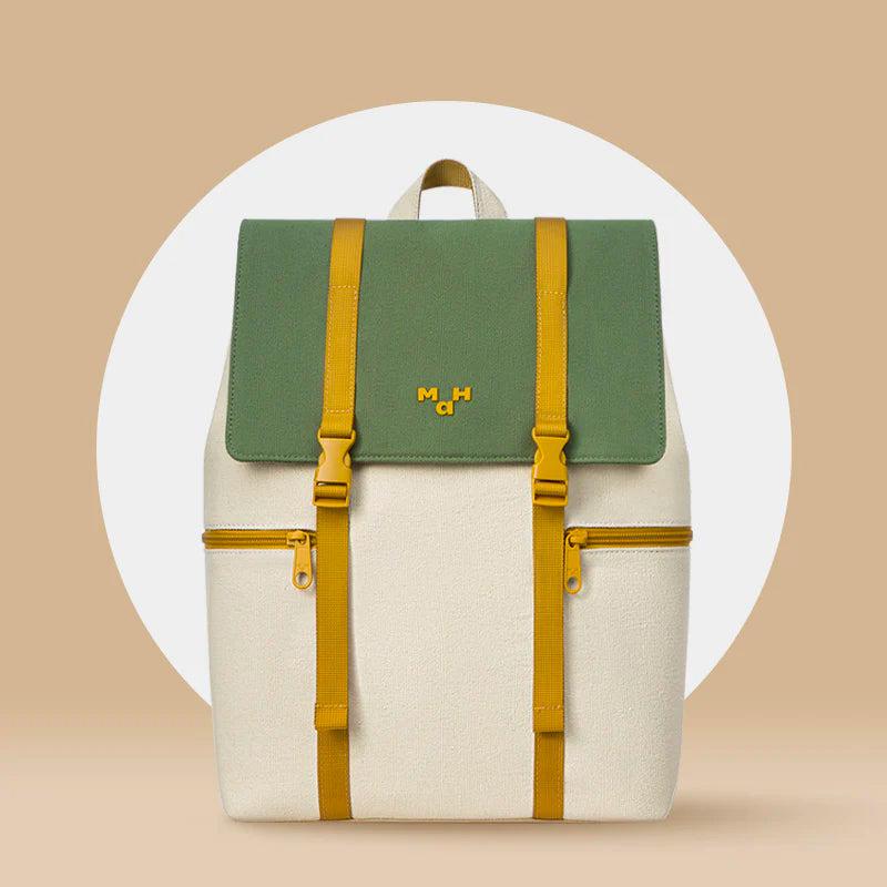 MaH Siro - Sac à Dos Vert Avoine | Recycloth