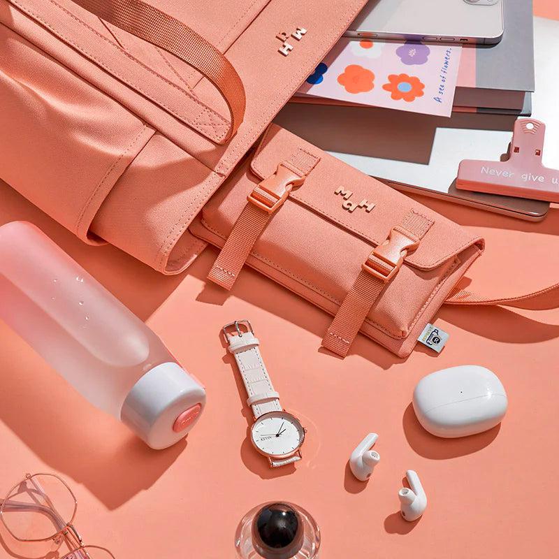 MaH Trousse Scolaire Rose Glacier | Recycloth