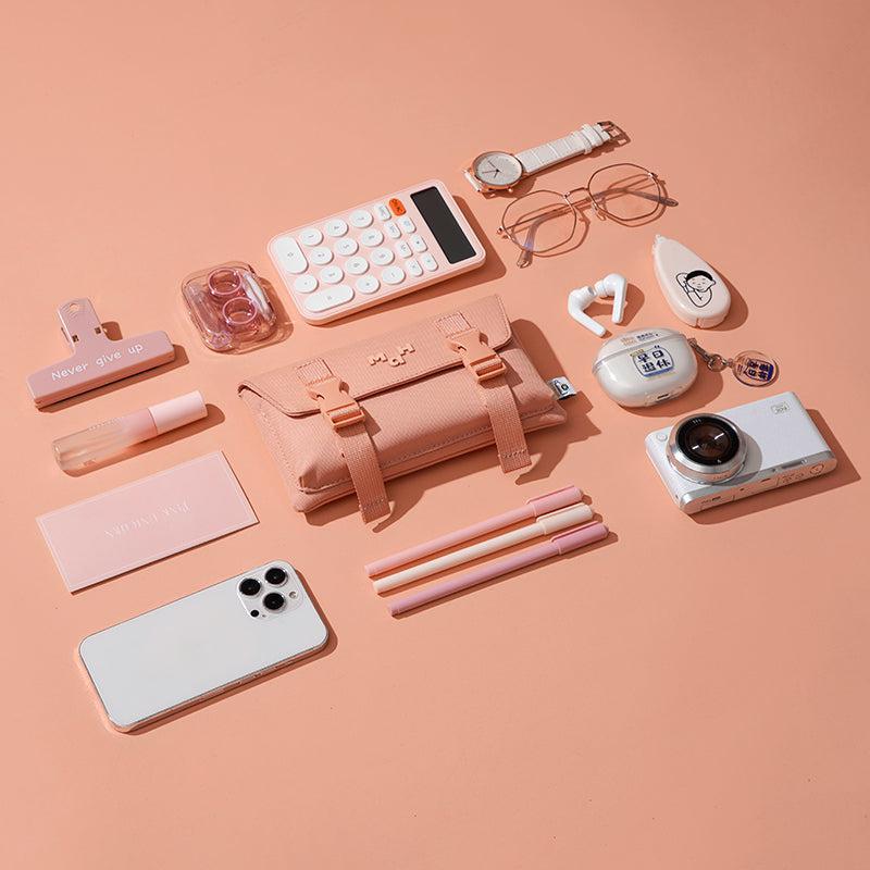 MaH Trousse Scolaire Rose Glacier | Recycloth