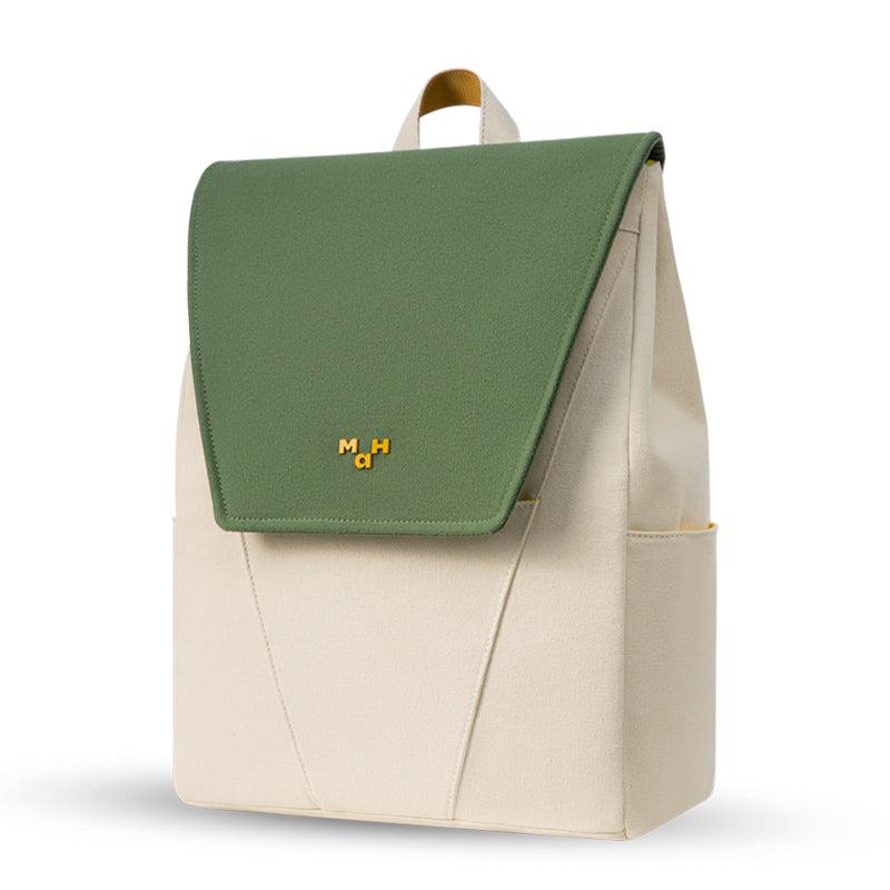 MaH Young Duo - Sac à Dos Vert Avoine | Recycloth