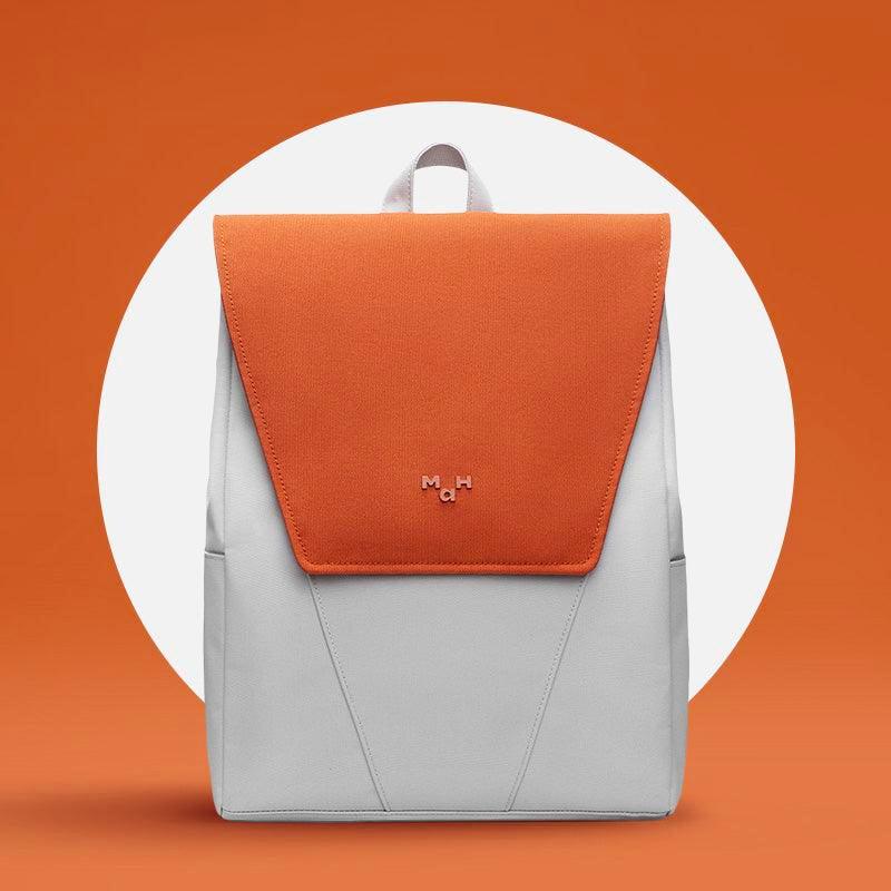 MaH Young Duo - Sac à Dos Caramel - Gris Clair | Medium